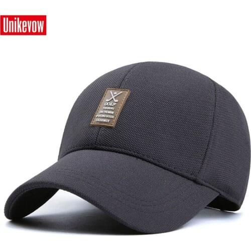 Mens spring& summer sun hat casual sport baseball cap with elastic fabric