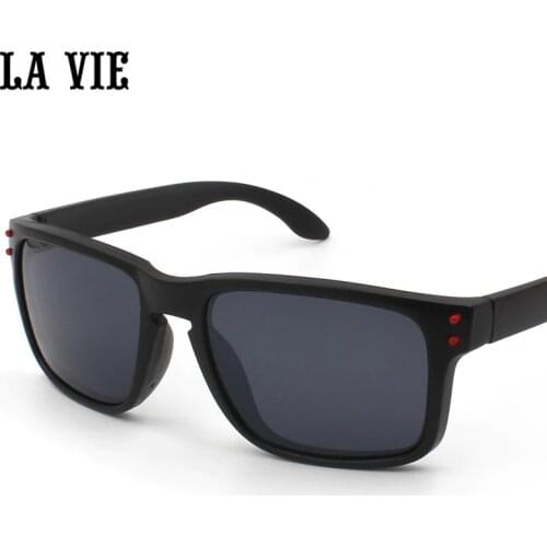 LA VIE Men Driving Sunglasses Mirror Black Super Light Eyewear Male Sun Glasses UV400 oculos de sol feminino LV0709