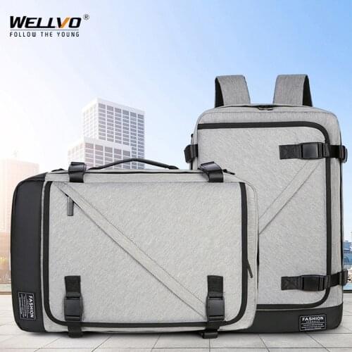 15.6 inch Men Multifunctional Laptop Backpack USB Charging Rucksack Students School Backpacks Large Business Travel Bags XA88C