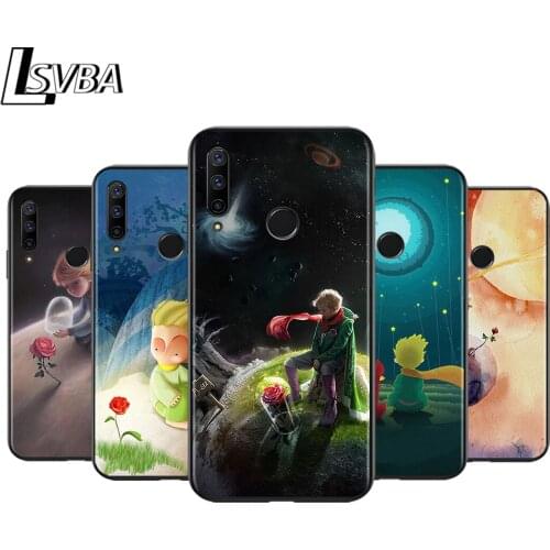 Anti-Fall Soft Black Cover The Little Prince Fox For Huawei Honor 10i 10 8S 8C 8X 8A 8 7S 7A 7C Pro Phone Case