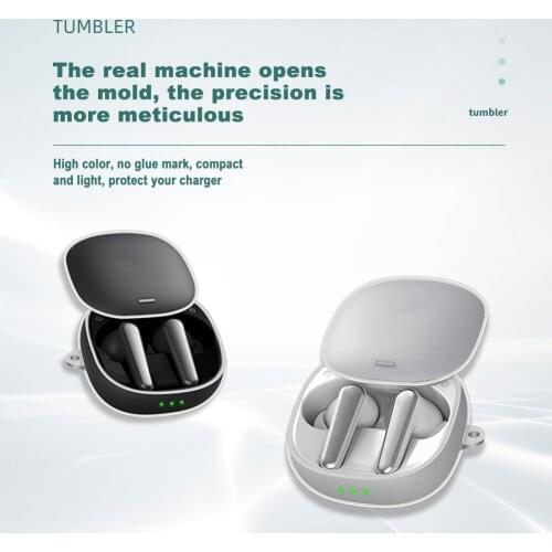 Earbuds Case w/ Hook Soft Protective Shell Anti-Fall Protector Cover for Anker Soundcore Liberty Air 2 Pro Bluetooth Earbuds