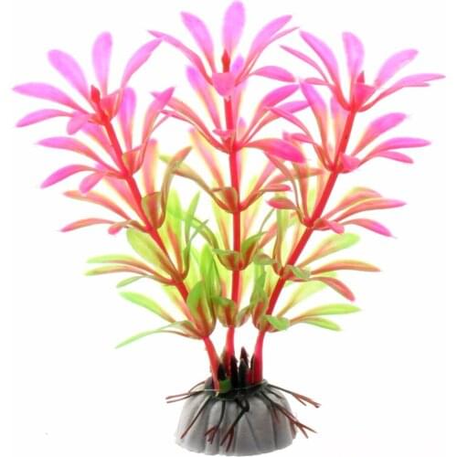 New 12cm Artificial Simulation Protection Materials PVC Water Plants For Fish Tank Aquarium accessories Decoration