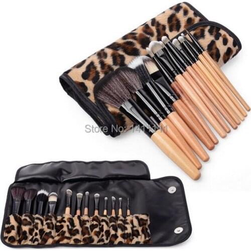 Wholesale DHL Free Shipping Makeup Brushes Set Kit 12pcs in 1 Pro Concealer Foundation Eyeshadow Brush + Portable CASE MB94