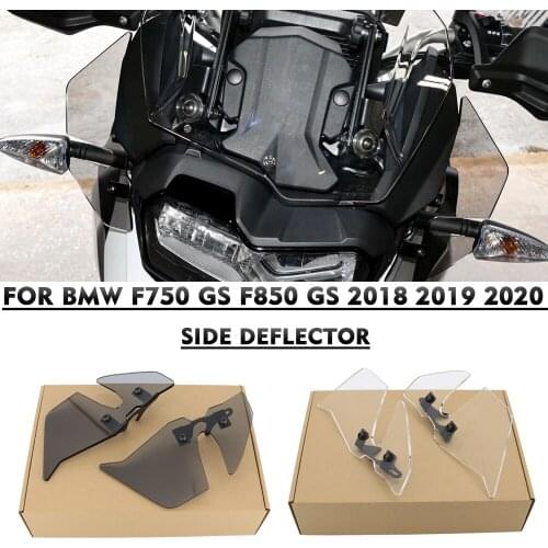 Motorcycle accessories side deflector For BMW F750 GS F850 GS 2018-2020 Motorcycle turn signal deflector PC material windshield