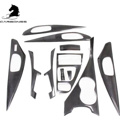 Auto Carbon Fiber 11 Pcs Full Set Interior Trims For Infiniti Q50 2013