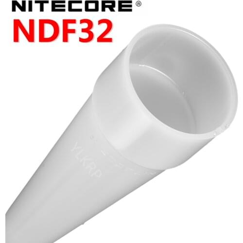 NITECORE NDF32 Translucent White Diffuser Cone Traffic Wand Tip for Lanterna Lamp Flashlight Accessories