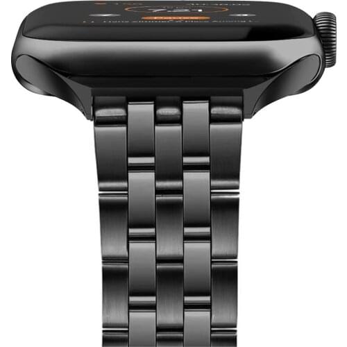 Strap for Apple Watch Series 6/5/4/3/2/1/SE band 44mm 42mm 40mm 38mm Stainless Steel Bracelet for iwatch se 6 bands men women