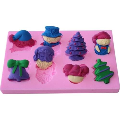 Christmas Party DIY Cake Decorating Silicone Mold 1985