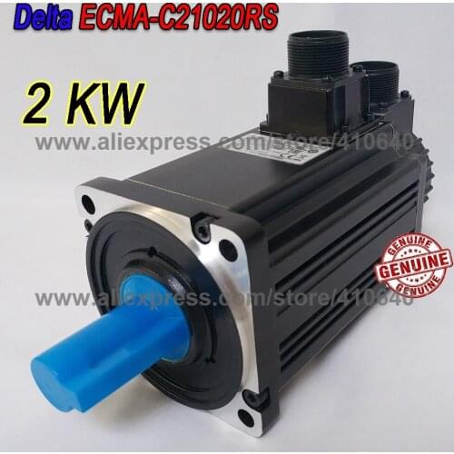 Delta 2000 W Servo Motor ECMA-C21020RS Work With Servo Drive ASD-B2-2023-B Genuine 2KW Motor Quality Better After Sales Service