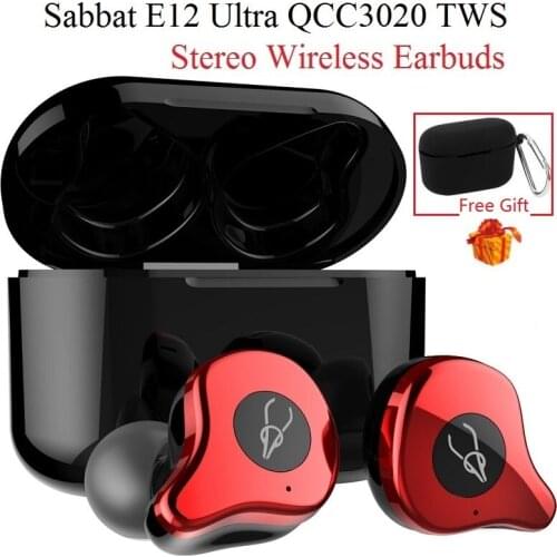 Sabbat E12 Ultra QCC3020 TWS Bluetooth Earphone 5.0 aptx Wireless Earphones Stereo Earbuds Noise Reduction Headset PK X12 Ultra