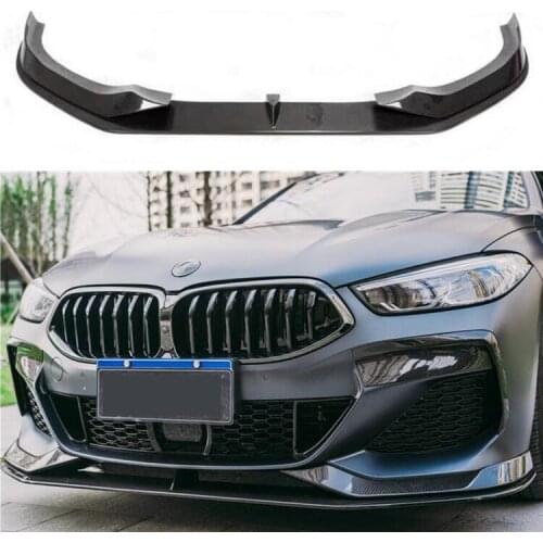 Carbon Fiber Front Lip Spoiler Bumper Splitters Cover For BMW 8 Series G14 G15 2 Door/4 Door 2020 2021 2022