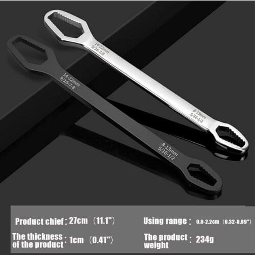 Universal Torx Wrench Adjustable Glasses Wrench 8-22mm Ratchet Spanner for Bicycle Motorcycle Car Repairing Tools