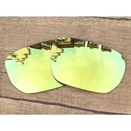Vonxyz 24K Mirror Polycarbonate Replacement Lenses for-Oakley Style Switch Frame