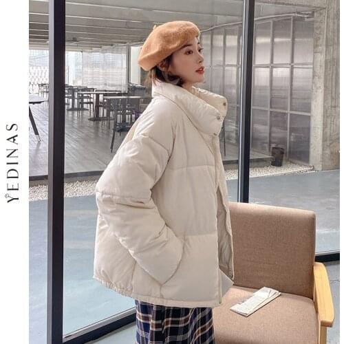 Yedinas Women's White Jackets