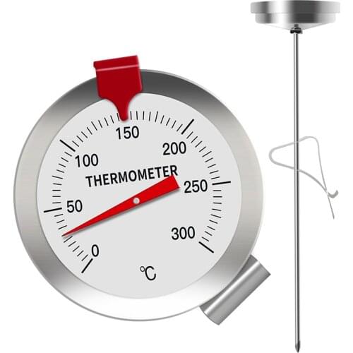 0-300 Celsius Stainless Steel Oven Thermometer Mini Dial Stand Up Temperature Gauge Gage Food Meat Home Kitchen Tools
