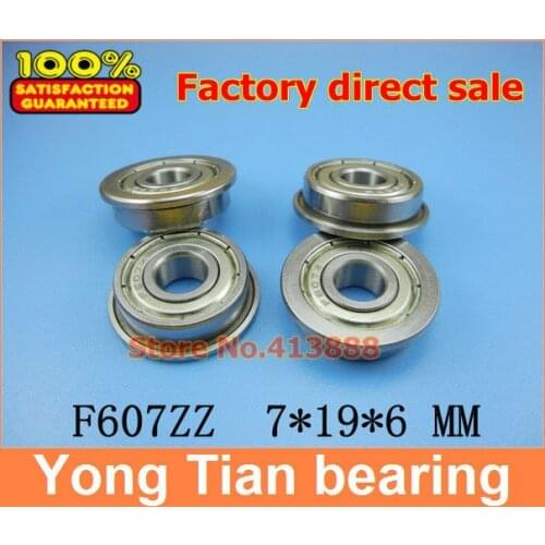 1pcs) Flange ball bearing F607ZZ 7*19*6 mm