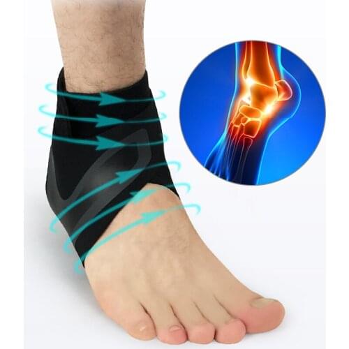 1PC Pro Sport Fitness Ankle Protector Band Pressurized Anti-Spore Feet Guards Belt Bracer Bandage Training Gym Wrap Sock S-XL