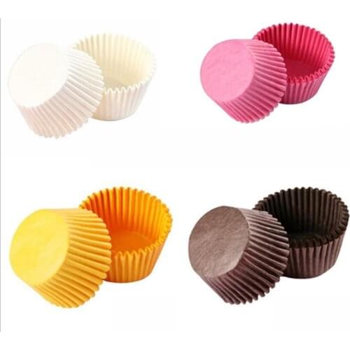 1000pcs 25x21mm Mini Cupcake Liner Cupcake Paper Baking Cup Muffin Cases Cake Mold Small Cake box Cup Tray Decorating Tools