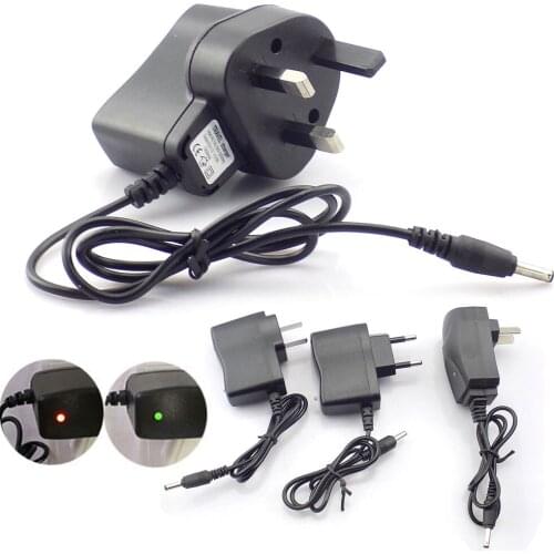4.2V 500MA 3.5x1.35mm 18650 Rechargeable Battery Travel Charger plug Home Wall AC Power Supplly Adapter for Flashlight headlamp