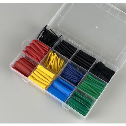 530 Pcs Heat Shrink Tube Assorted Insulation Shrinkable Sleeve Electrical Wire Cable Wrap Waterproof