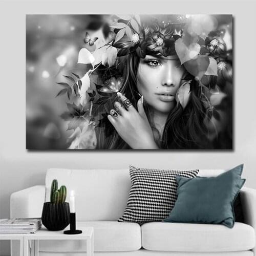5D Diy Custom own foto diamond painting Full Square Round Drill Beautiful Flower Girl mosaic diamond embroidery ChristmasZP-3308