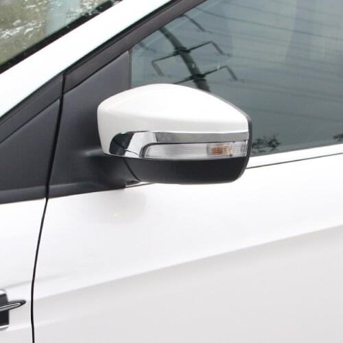 ABS Chrome For Ford C-MAX 2016 2017 Accessories Car Side Door Mirror Trim Strip Cover Trim Sticker Car Styling 2Pcs