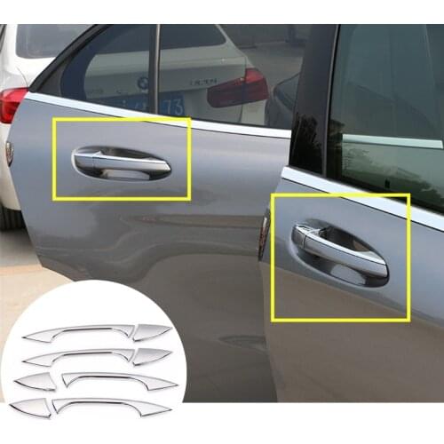 ABS Exterior Car Door Handle Cover Trim For Benz GLK Class X204 2008-2015 8pcs Car accesories interior Car decoration