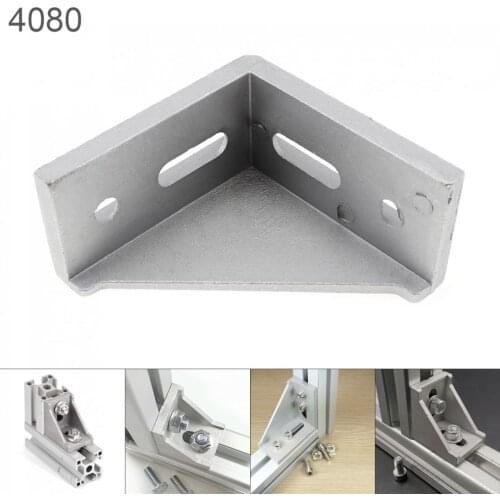 Gary 4080 Aluminum Corner 40x80 L Shape Right Angle Support Connector Extrusion Industrial Aluminum Profile