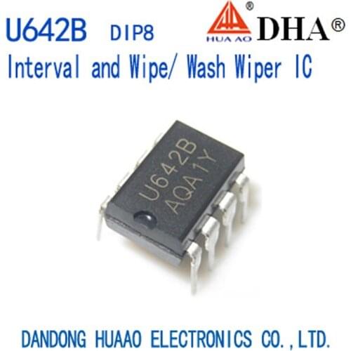 U642B Automotive Car Interval and Wipe/ Wash Wiper Relay Control ASIC DIP8