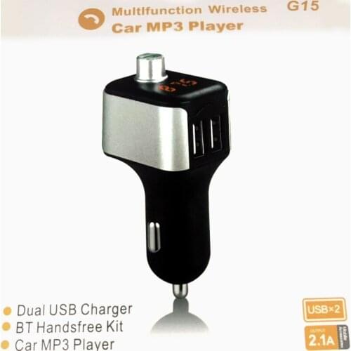 Charger Cable Handsfree Car Kit Bluetooth Wireless FM Transmitter LCD MP3 Player USB Charger Car Accessories Audio Cable dfdf