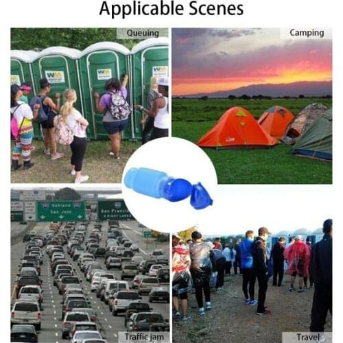 Large childrens car urinal adult urinal portable urine bucket Compressible outdoor tool