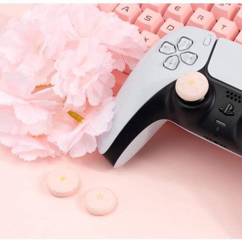 Sakura Thumb Stick Grip Cap Joystick Cover For Sony Playstation 5/4/3 PS5/PS4/PS3/Xbox 360/Switch Pro Controller Thumbstick Case