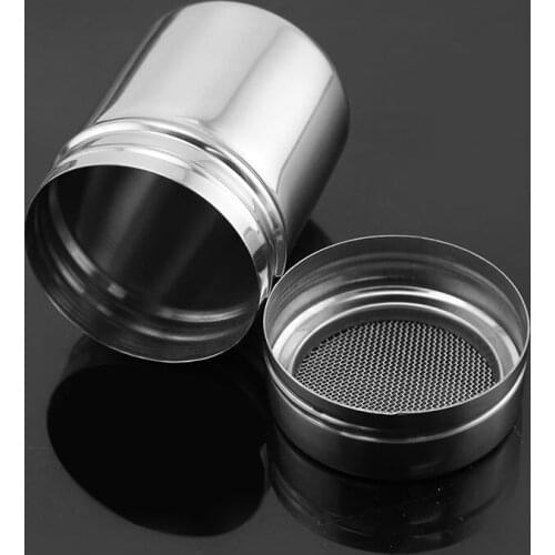 DoreenBeads 1 PC 5*7 cm Stainless Steel Seasoning Flavoring Bottle Flour Salt Sifter Cocoa Icing Sugar Powder Container Shakers
