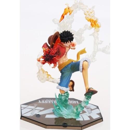18CM Japanese One Piece Luffy Anime Action Figure PVC New Collection figures toys Collection for Christmas gift free shipping