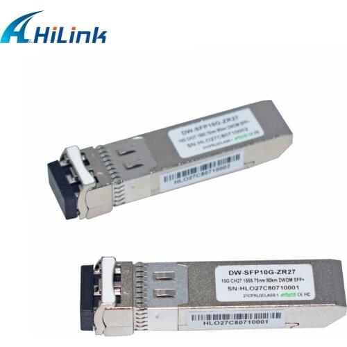 FTTH 10G 80KM DWDM 10G C27 1555.75nm 80km DW-SFP10G-ZR-80km Optical Modules