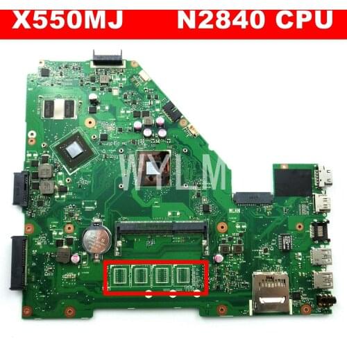 X550MJ N2840CPU Without RAM GT920M Motherboard REV 2.0 For ASUS X550M Y582M X550MD X550MJ X552M Laptop motherboard 100% Tested