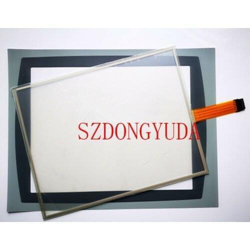 New Touchpad For PanelView Plus1500 2711P-T15C6D1/D2/D7 2711P-RN6 Touch Screen Panel Glass Digitizer With Protective Film