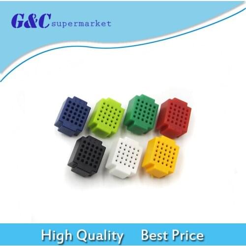 New 7pcs Mini 25 Points Breadboard Solderless Prototype Tie-point For Arduino diy electronics