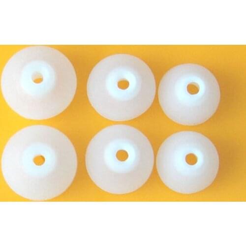 3 Pairs Silicone Replacement Eartips Earbuds Ear Bud Gel Tips Cover Cups for Apple MA850G/A B Earphones Headphones(White)