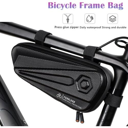 Triangle Bicycle Bag EVA Hard Shell Bike Bag Mountain Bike Front Beam Cylcing Bag Riding Equipment
