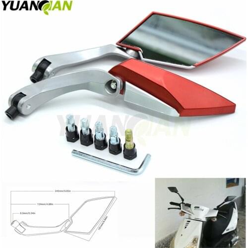 Carbon Motorcycle Mirrors Rearview mirrors ALUMINUM CNC motor Rear view mirror For honda PCX 125/150 PCX125/150 PCX150 PCX 150