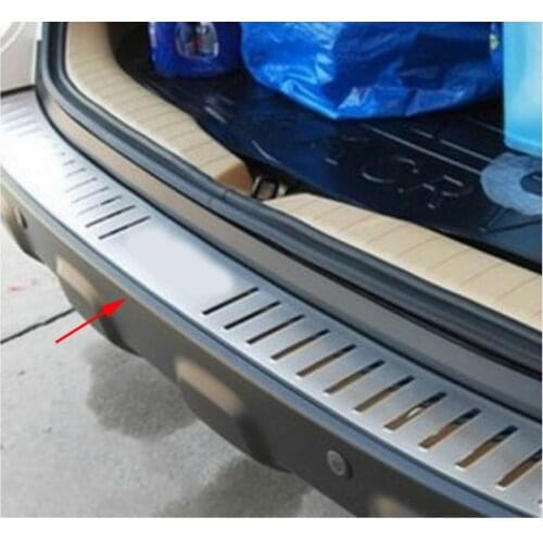 Stainless steel rear bumper protection window sill outside trunks decorative plate pedal suitable for Honda CRV CR-V 2007-2011
