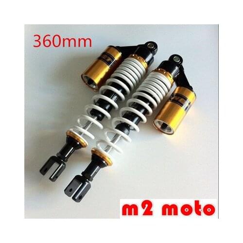 14" 360mm Universal Shock Absorbers for Honda/Yamaha/Suzuki/Kawasaki/Dirt bikes/ Gokart/ATV/Motorcycles and Quad