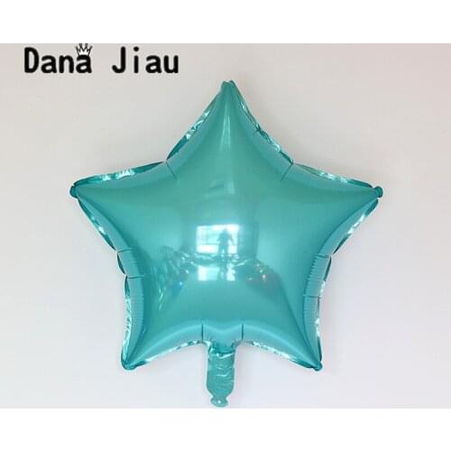 18inch Nei blue Pentagram Shaped Foil Balloon wedding Birthday Party Decoration Globos Air Ballons Event star Baloon
