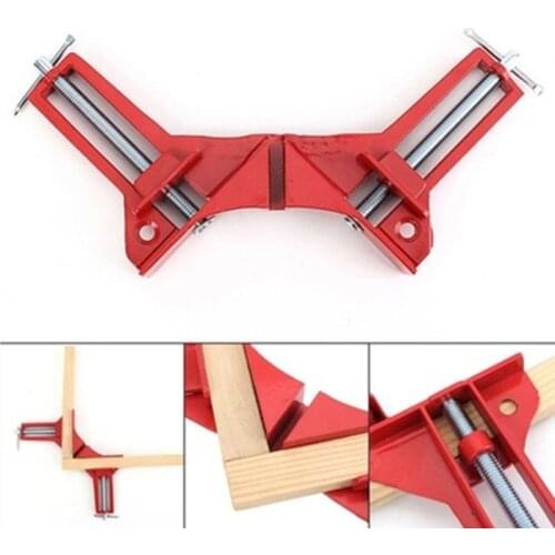 4 PCS Rugged 90 Degree Right Angle Clamp DIY Corner Clamps Quick Fixed Fishtank Glass Wood Picture Frame Woodwork Right Angle