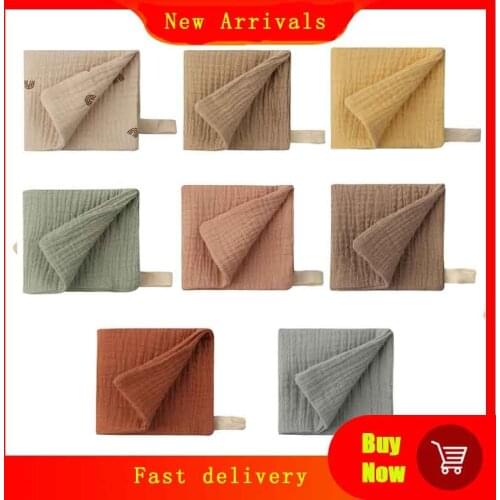 4 Layer Baby Handkerchief Soft Absorbent Gauze Burp Cloth Kids Wipe Cloth Newborn Face Towel Bibs Feeding Bath Towel