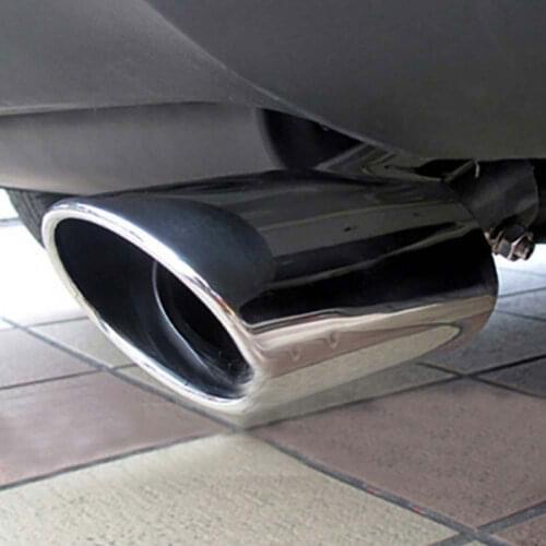 Auto Accessories Universal Stainless steel Car Vehicle Rear Round exhaust Pipe Tail Muffler Tip Chrome Throat Exhaust System