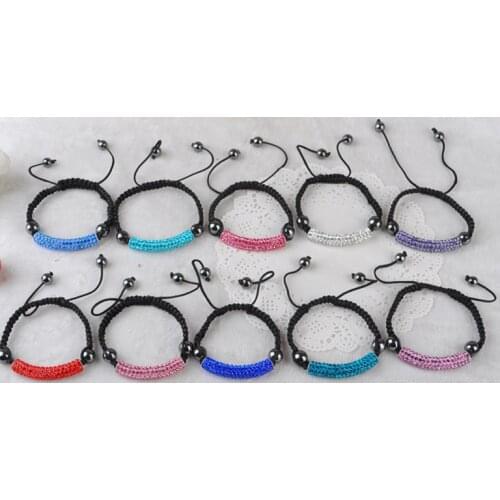 T45s hot micro pave CZ Disco Ball Beads Bracelet fasion Gift jewelry Discount crystal