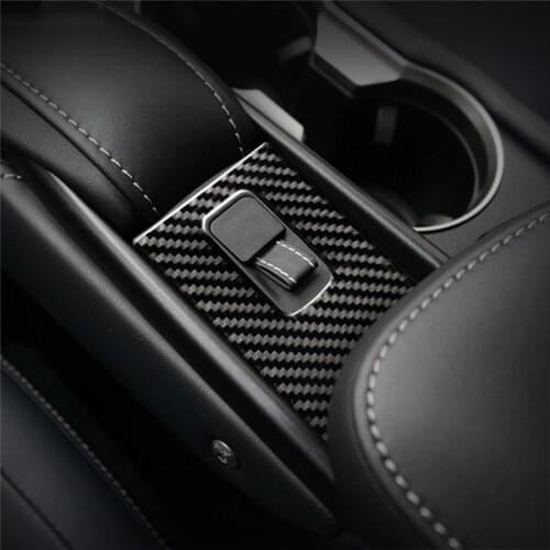 For Lexus NX 200 200t 300h Car accessories Armrest box panel decorate carbon fiber interior trim car stickers 3D Patch