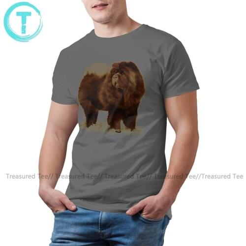 Chow Chow T Shirt Black Chow T-Shirt Funny Short-Sleeve Tee Shirt Printed Casual Men 100 Cotton Tshirt